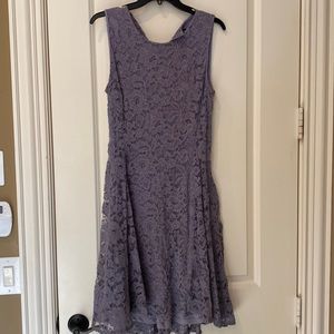 Lavender lace dress